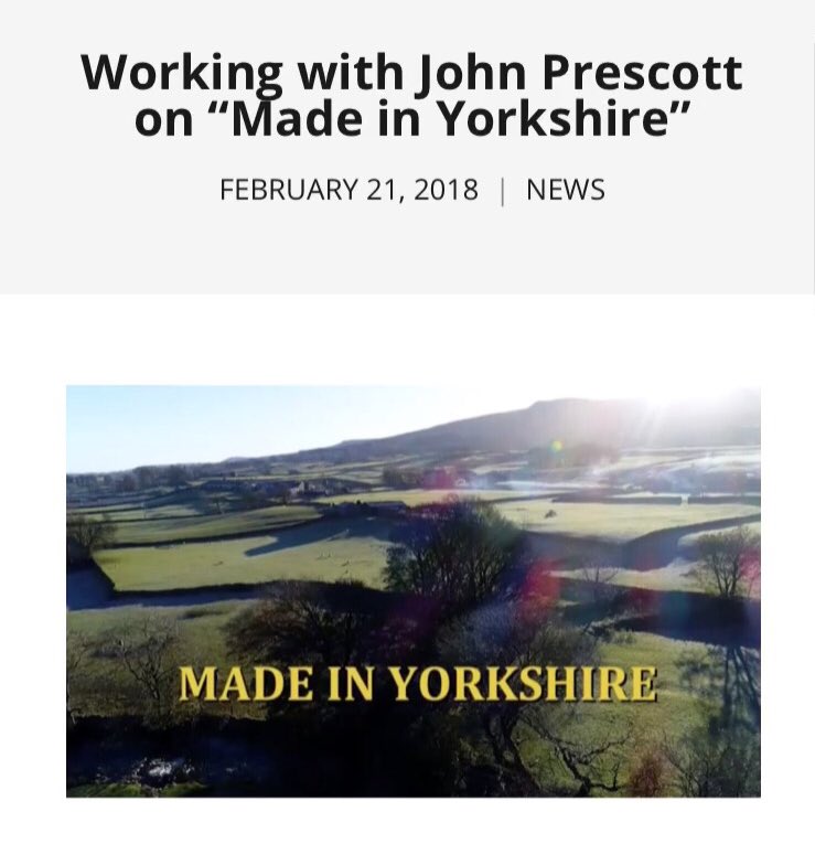 Engine7Audio's tweet image. Who tuned into #MadeInYorkshire 🌾 with John Prescott last Tuesday? Great bita’ tele wasn’t it, aye! Episode 2 airs tonight at 9:00pm on @channel5_tv. 📺 Check out the ‘News’ section of our website and read our blog ✍🏻 on helping work on this project.🎙 #E7PRODUCED #voiceover