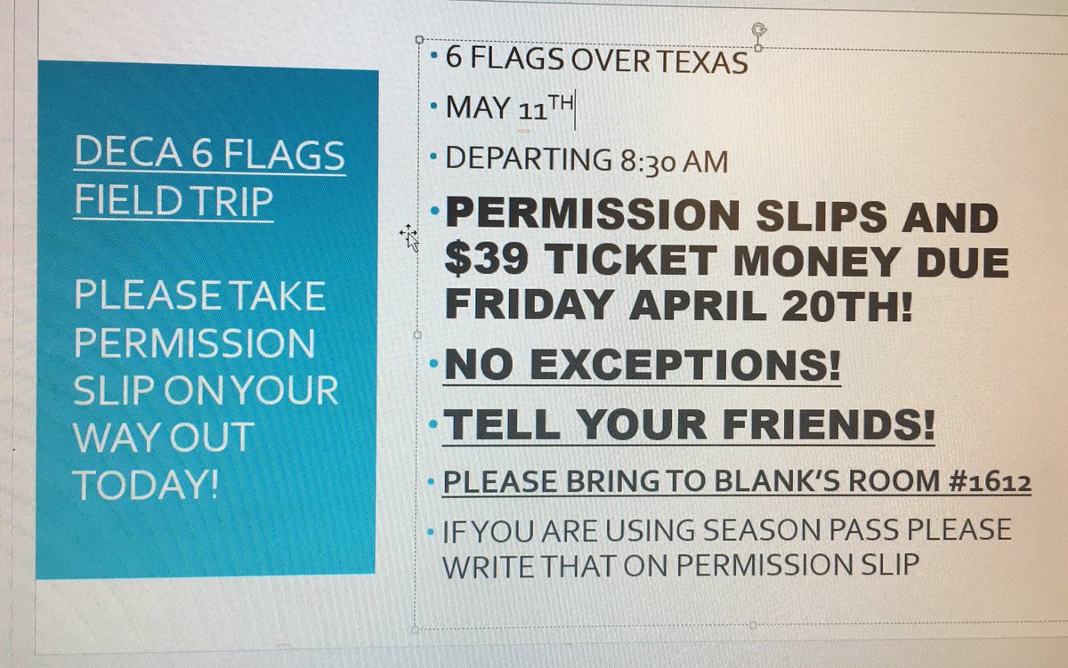 IMPORTANT INFOR FOR THURSDAY MEETING!!!