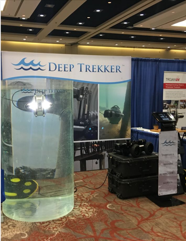deeptrekker's tweet photo. Day 3 at @WEAOntario Join #DeepTrekker at Booth 204 #WEAO2018 #OPCEA #OntarioWater https://t.co/ZpSFVJVkHZ