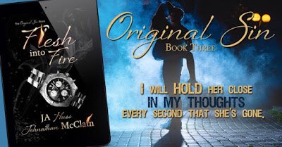 HRbookblog's tweet photo. #NewRelease @JAHuss and @MisterJMcClain’s #FleshIntoFire #OriginalSin Book 3. Click the link below to check out Surj's #review and take a look at the #excerpt. Happy Reading! 😍🔥📚
Link👉https://t.co/zDakDT9NLh #booklove #OutNow #eroticromance #OneClick #BookReview https://t.co/GPFM3CZRNe