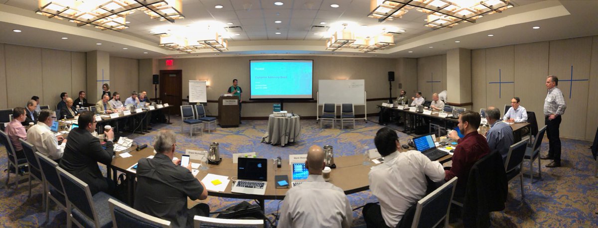Greenplum's tweet photo. Our Annual @Greenplum Customer Advisory Board (CAB) just started in Jersey City as part of the many activities we have planned this week for Greenplum Summit #DataTellsTheStory @PostgresConf @PivotalData https://t.co/IyBr8gNV8U