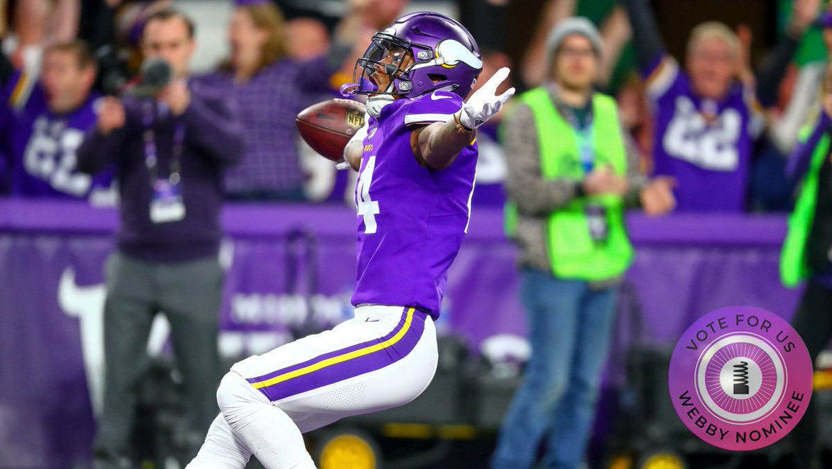 The Minneapolis Miracle sideline cam video is up for a Webby Award, and you can help us win! 

Vote here for the <a href="/thewebbyawards/">The Webby Awards</a>: mnvkn.gs/webby