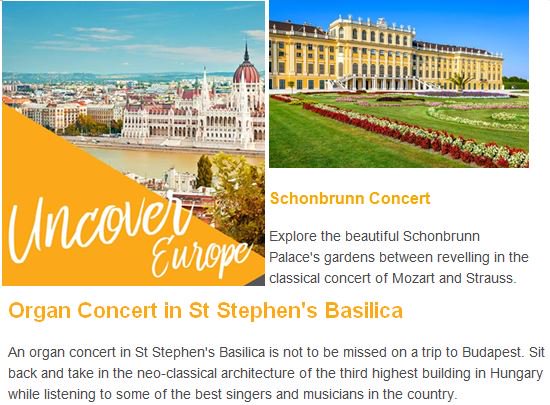 TravelCubeUK's tweet photo. With its rich history, diverse landscape and excellent nightlife, Europe is the master of city breaks.  Why  not uncover classical concerts in #Budapest and #Vienna for your clients? https://t.co/xVLvLwD91G https://t.co/tNOx8Sicwv