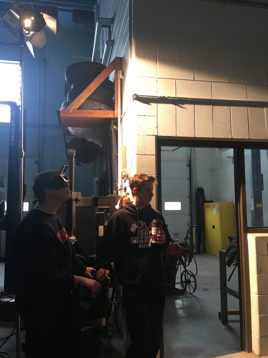 Pavy18's tweet photo. Filming MITC contest at Newman promoting Tech!! @OYAPHWCDSB1 @cnewmannews @KickAssJourney @cardinal https://t.co/nnBRIA7FpF