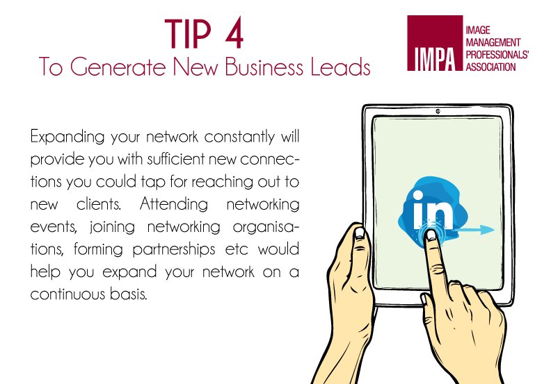 IMPAgroup's tweet photo. To generate new business leads here is the final Tip 4 – Expanding your network helps expand your client base.
#leadgeneration #businessexpansion #entrepreneur #hardworkpaysoff #IMPAgroup https://t.co/n0fNqfNHoC