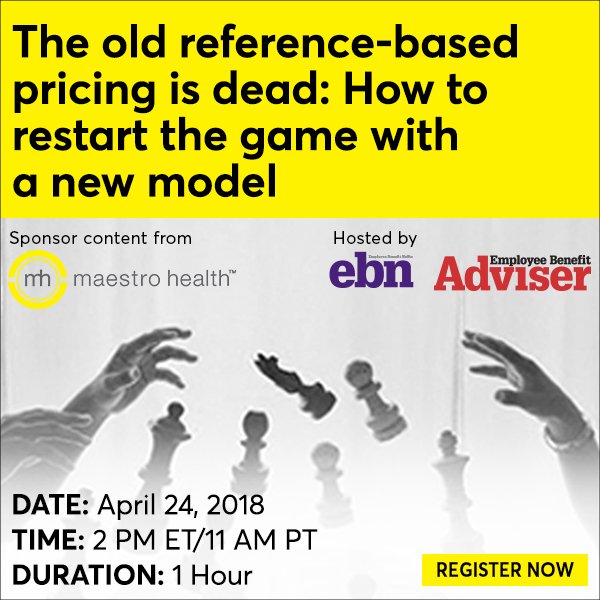 millercathy's tweet image. RT @EBNmagazine: Event Info: How can reference-based pricing changed healthcare? #ebnwebseminars

trib.al/lSW8EfU