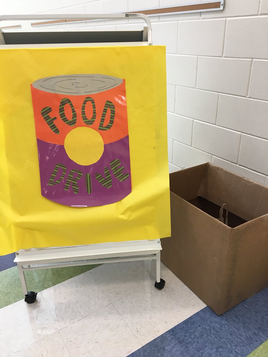 WhiteOakElem's tweet photo. Don’t forget we’re collecting non-perishable food items for our #fooddrive benefiting the Food Bank of Central and Eastern NC! https://t.co/PhTHXZgLTA