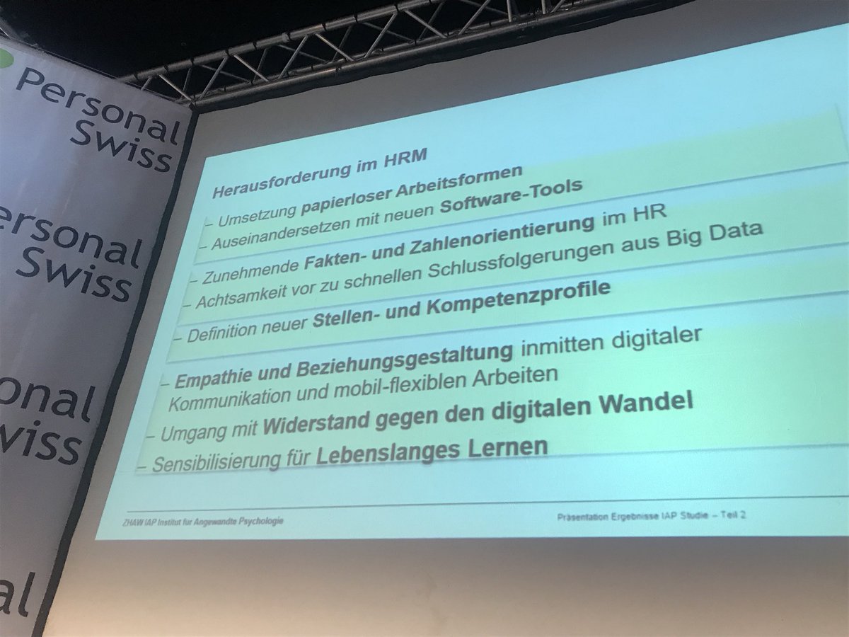 Beratungspool's tweet photo. Herausforderungen für das #HRM in der Arbeitswelt 4.0 gemäss #Studie des #IAP. https://t.co/gTHx1Jk24P