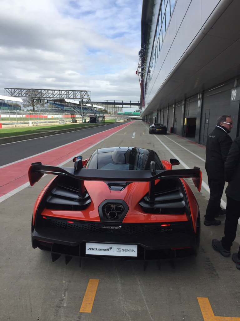 benbarrycars's tweet photo. Silverstone in a Senna. 800PS, 800kg of downforce, words early May https://t.co/aSOnU5wlq4