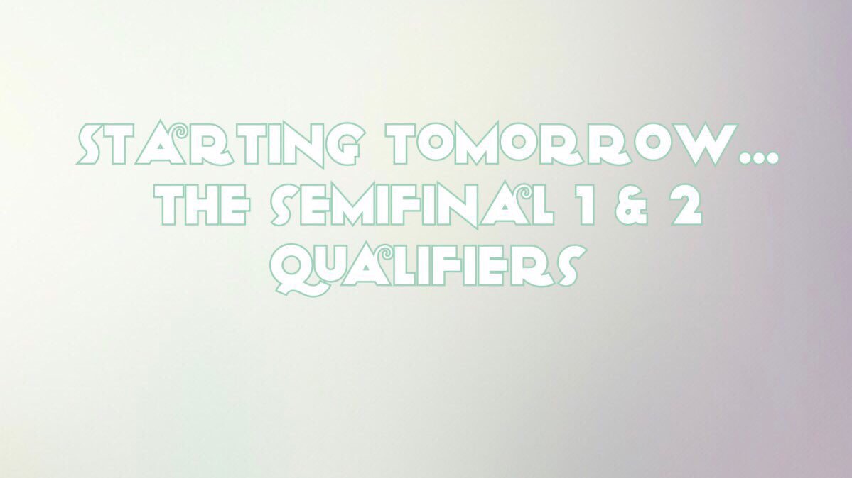 EuroScoreboard's tweet photo. You have rated the songs for weeks... now these are YOUR qualifiers! Are you ready? #eurovision #eurovisionapp #escapp #ratingapp #eurovision2018 https://t.co/GyRMfsymvh