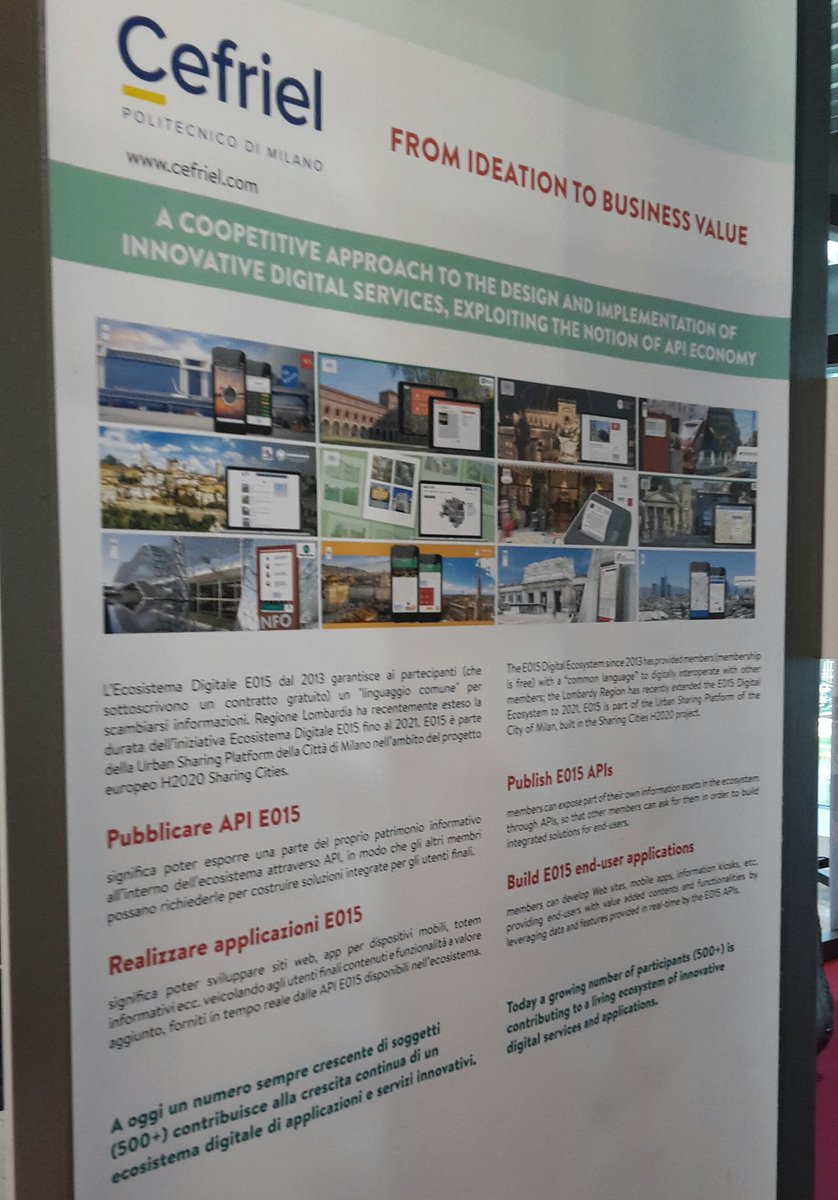 EmilianoVerga's tweet photo. Alla mostra #SmartCity @MaterialConneX all'interno di @CitiesSharing si parla dell'Ecosistema Digitale #E015

#milanodesignweek https://t.co/Ac98GBsD7T
