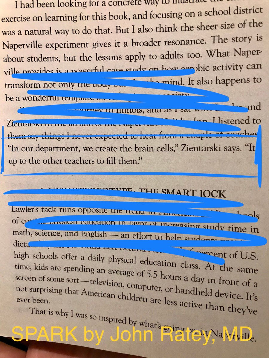 BonzFurzerPhD's tweet photo. Powerful statement for PE (based around individual health and fitness rather than sporting skills) in schools!!!
#SPARK #johnrateymd #goodread #thrivingfit https://t.co/PvAD9YsAzx