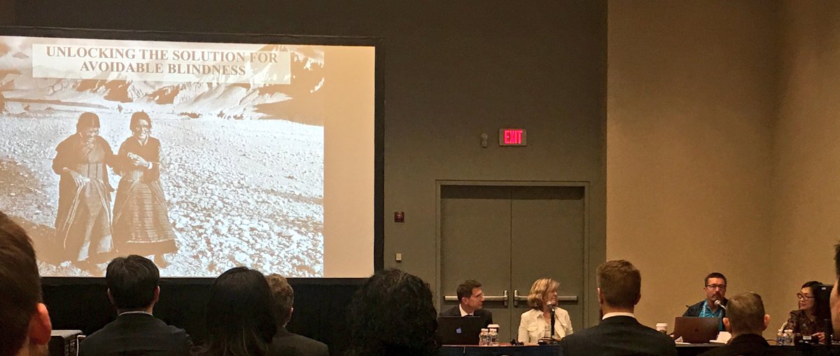 On achieving the mission to end curable blindness, working with partners to build infrastructure, train & provide direct service locally & globally @CureBlindness @AravindEye GlobalSightAlliance VisionCare @MoranEyeCenter @sightforsouls @AlanCrandall1 DavidChang #ASCRSASOA2018