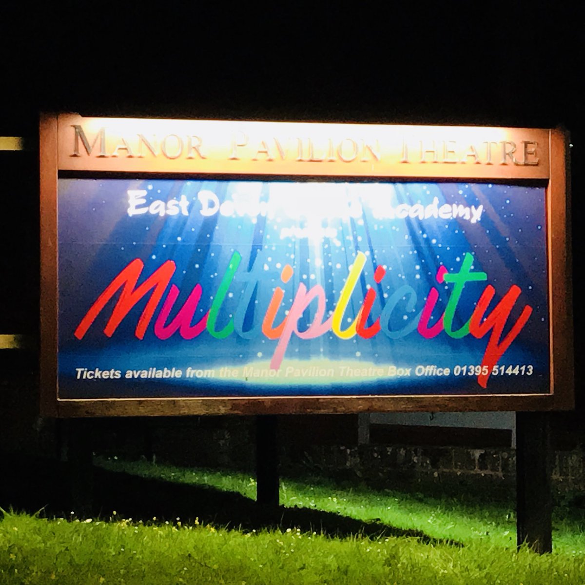 Want to see something equally as colourful ? Wednesday 2nd Saturday 5th May. Tickets at the theatre box office 01395 514413