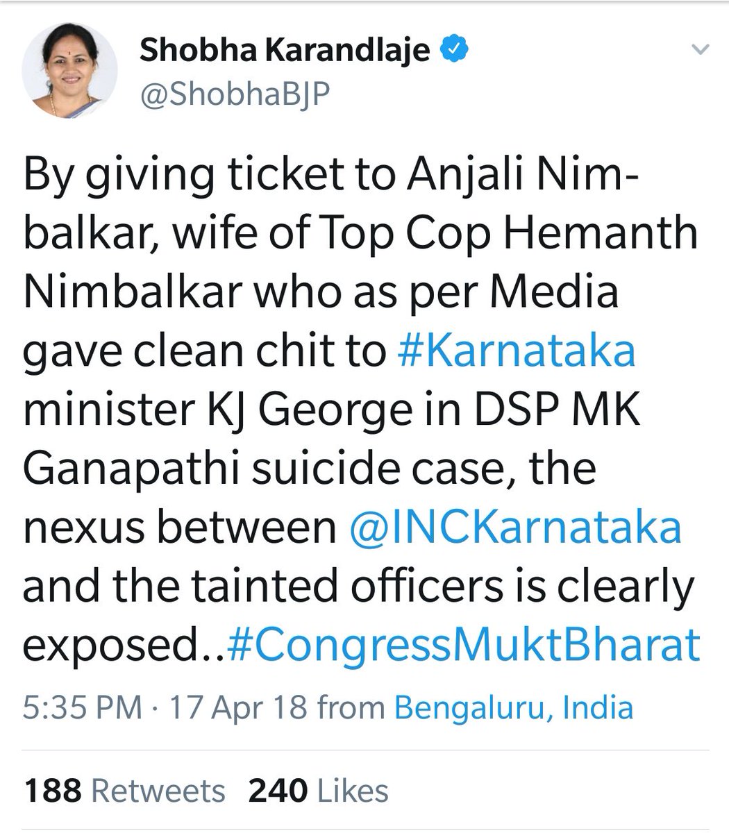 BJP Karnataka tweet media