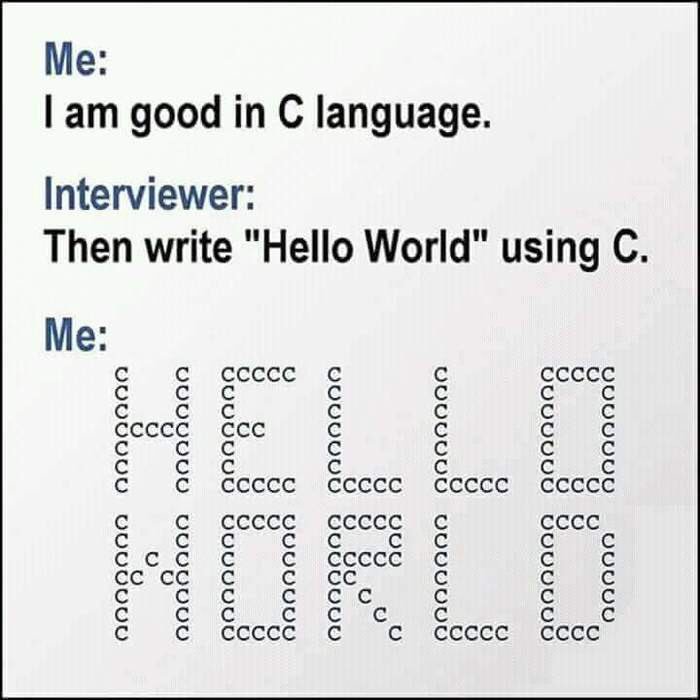 sergey54441235's tweet image. #HelloWorld #CDeveloper #interview