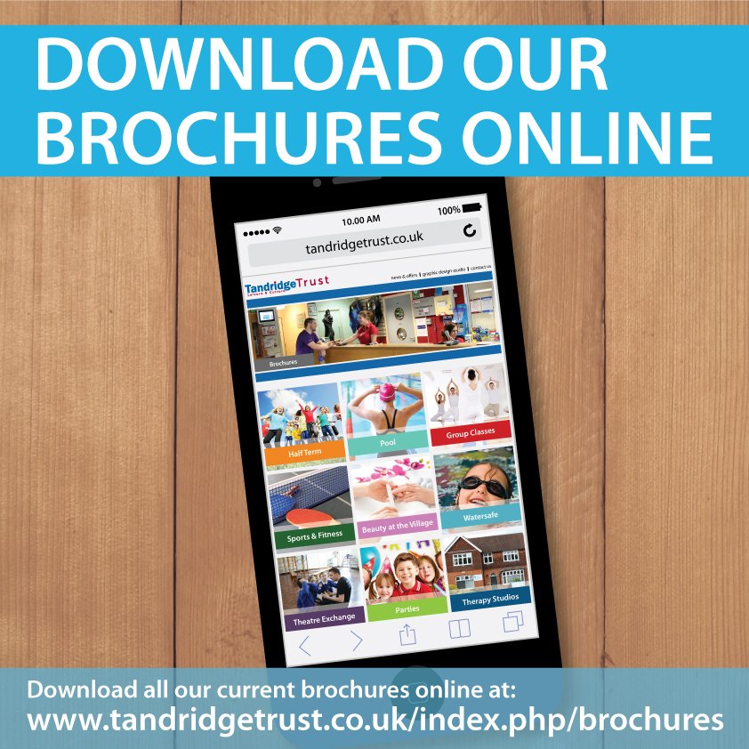 Don’t forget – you can download all our latest brochure on our website! ht.ly/Av9830gCz7s #swim #gym #groupexercise #sport #fitness #parties #oxted #caterham