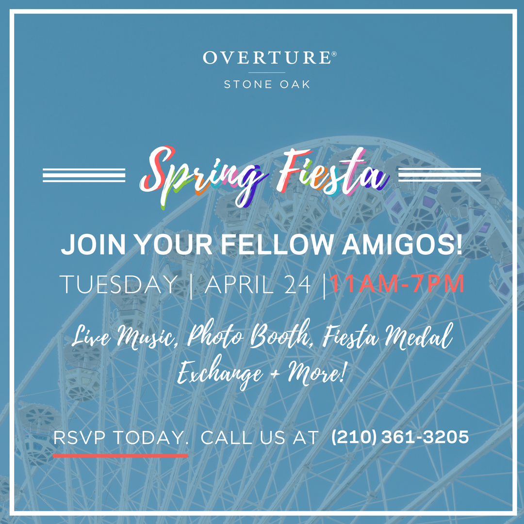 OvertureSO's tweet photo. You're invited to our Spring Fiesta! Join us for food, fun and socializing at Overture Stone Oak. 💃🎊
Bring a friend for the chance to win a $350 rent credit! We hope to see you there! 👉 https://t.co/9w1S1OhU4w https://t.co/h2DcPnLw9E