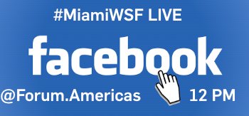 AmericasForum's tweet photo. Today #MiamiWSF is going #LIVE again for the Luncheon with our Keynote Speaker @ildefonsogv @PresidenciaMX to discuss how to navigate a #world of #disruption https://t.co/jxxsDExfpw