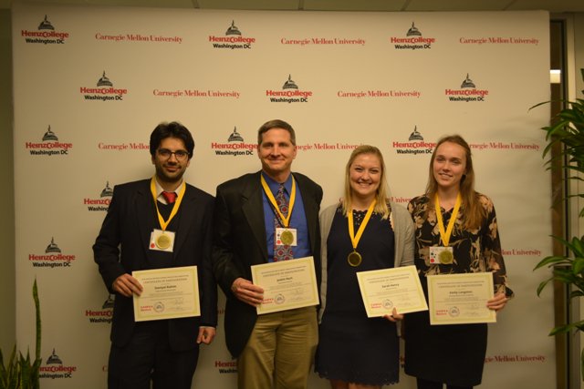 naspaa's tweet photo. Congratulations to Team B (World 2) competing at @HeinzCollegeDC for being the Most Collaborative Team! #nbsim2018 #specialcategorywinner https://t.co/642VB5I9o6 https://t.co/XT2R7ZqTGA