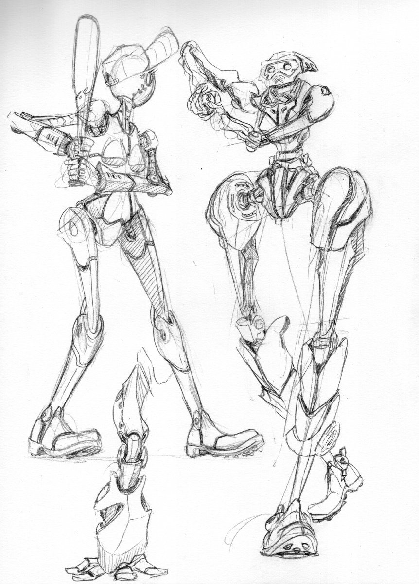 Encore des robots baseball ! 