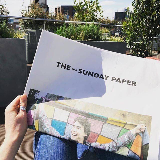 We realise it isn’t Sunday, but this afternoon sunshine calls for a bit of a break on the rooftop with The Sunday Paper from @desmondanddempsey. ift.tt/2JTI46q