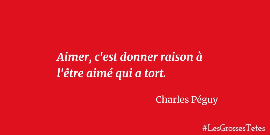 تويتر Les Grosses Tetes على تويتر Une Premiere Citation De L Ecrivain Charles Peguy T Co Ecwx9bxiam