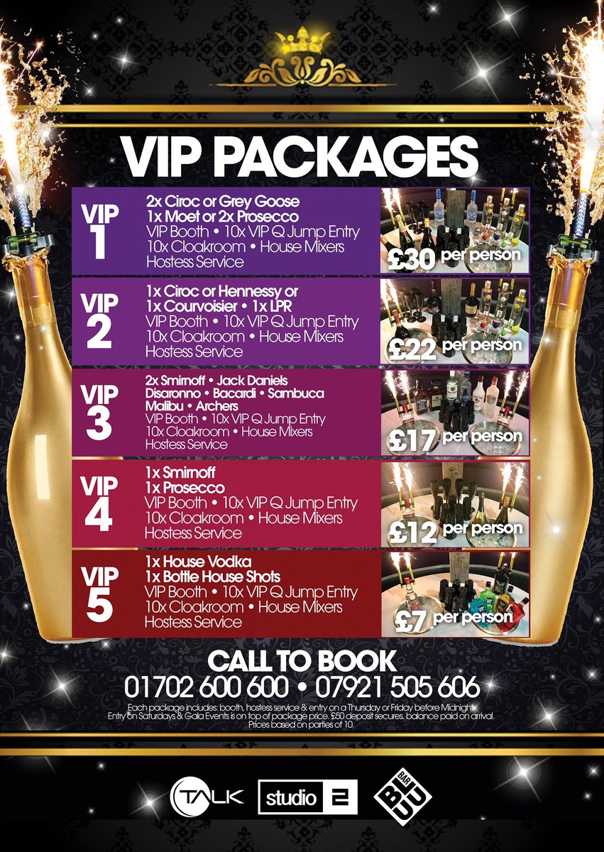 Are you a V-ery I-mportant P-erson ❓❓ book your booth NOW!! 🍾