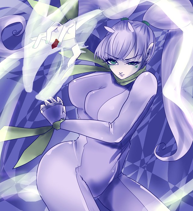 feth_pkg_92's tweet photo. @pkgmousou ラルトゥメレ の りゅうのはどう！▼ #pkg版深夜の真剣お絵描き60分一本勝負 https://t.co/LYkXKXsAI8