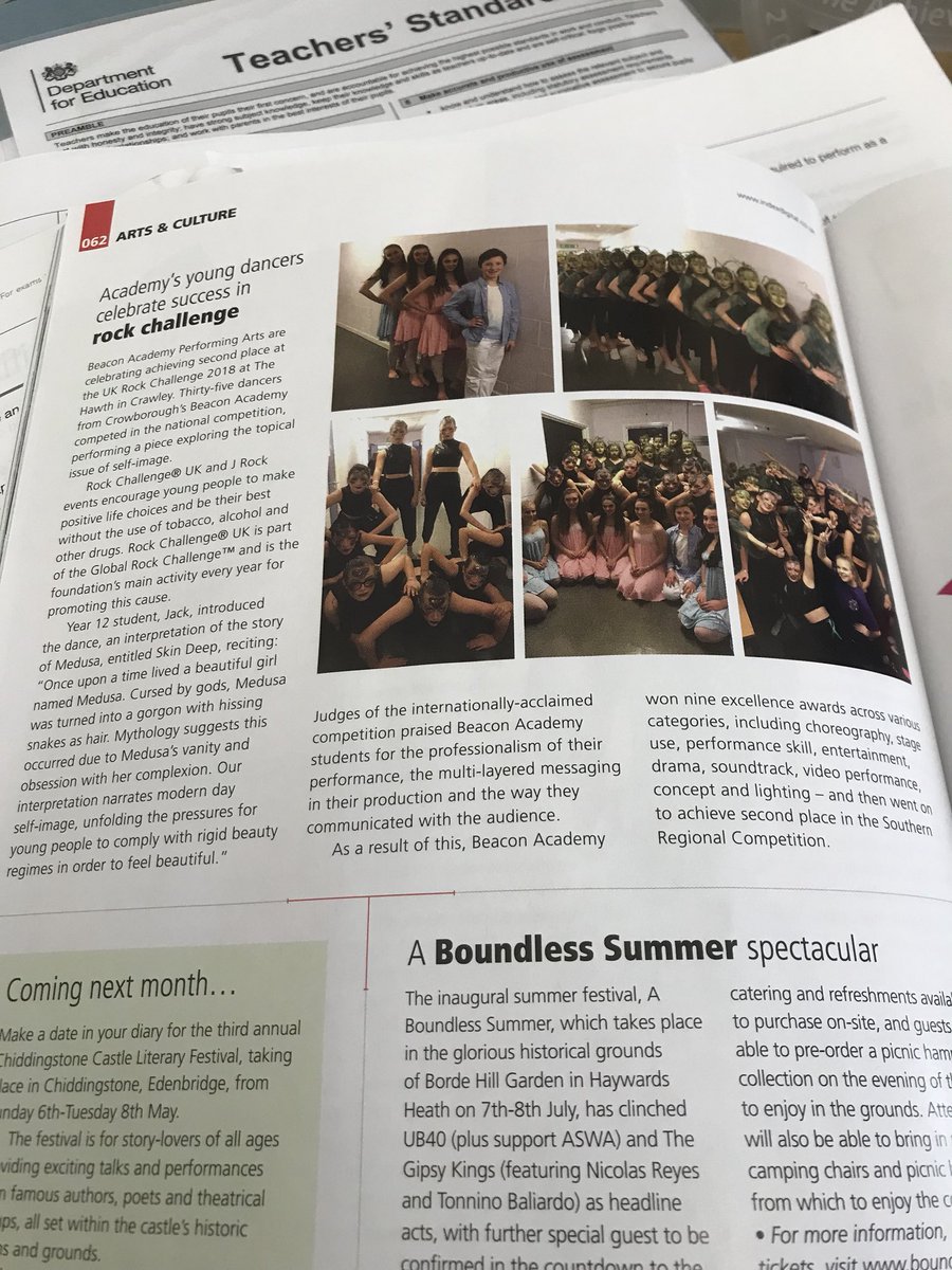 Amazing write up in the Index magazine for Beacon Dancers who performed in the Rock Challenge 2018. #thowback #takemeback <a href="/ukrockchallenge/">Rock Challenge UK</a> <a href="/Beacon_Academy/">Beacon Academy</a>