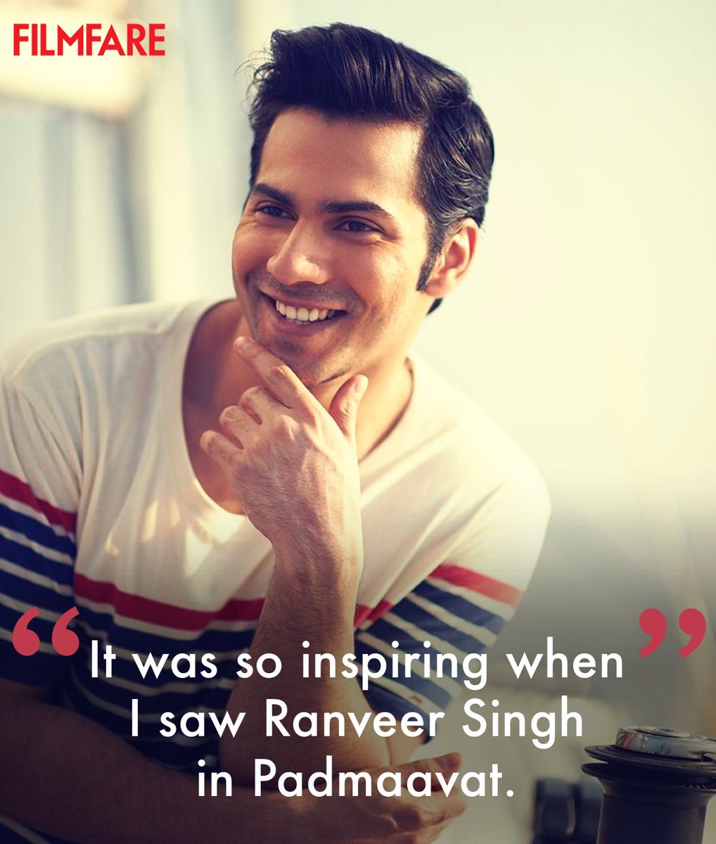 .<a href="/Varun_dvn/">Varun Dhawan</a> is all praise for <a href="/RanveerOfficial/">Ranveer Singh</a>.