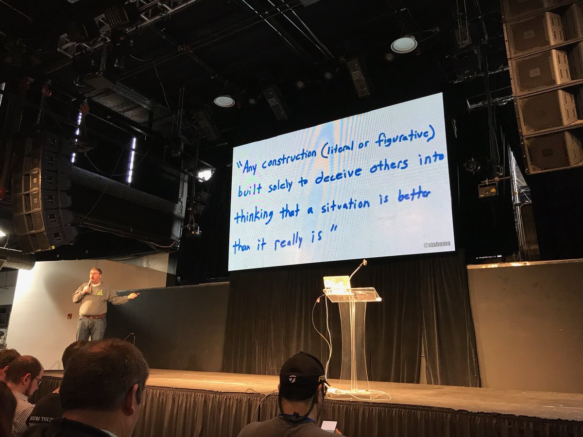 Heather17196626's tweet image. Michael Stahnke taking Potemkin village and DevOps @devopsdaysden .. over 500 in attendance, wow! #devopsvz