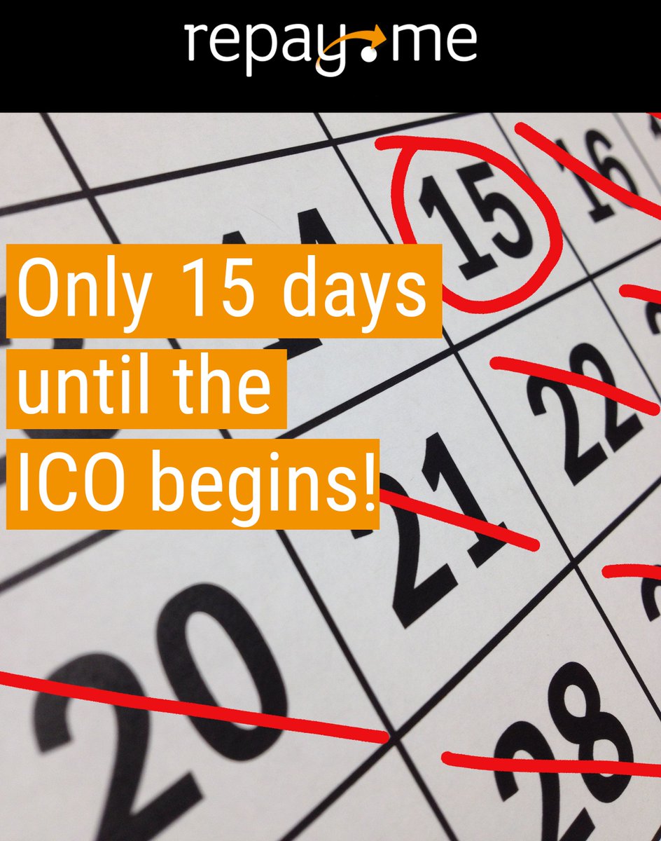 Only 15 days left until the ICO presale starts! Just like you, we can hardly contain our excitement! If you haven't yet, register on buff.ly/2H9FG9F for any news and updates and to ensure you are ready to smoothly invest when the ICO begins! #ICO #cryptocurrency