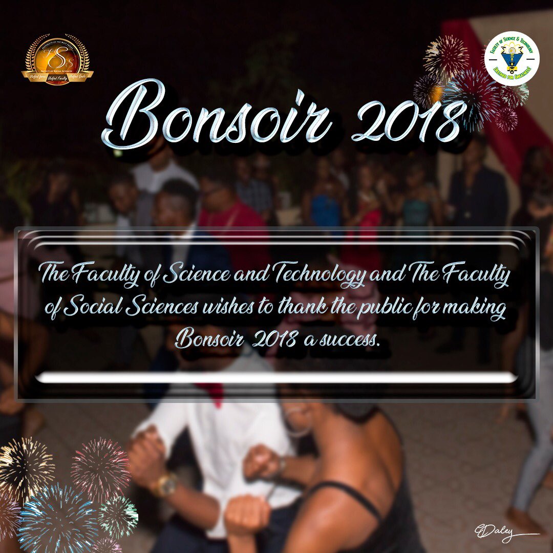 berny__mac's tweet photo. The Faculty of Science & Technology and The Faculty of Social Sciences would like to thank the public for coming out to Bonsoir 2018 and making it a success ๐๐ฝ. Look out for us next year again ๐๐ฅ
#SoSciTech #Bonsoir2018 https://t.co/4aKbZAQiwF