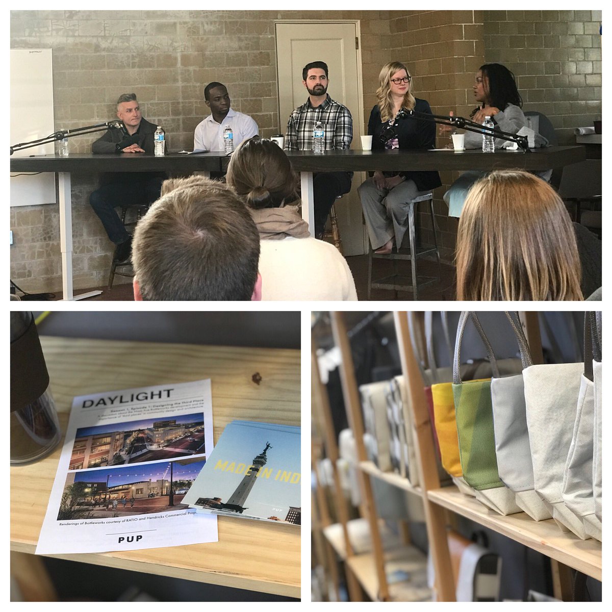 Ashamaley's tweet photo. Incredible morning @PUP_indy with #DESIGNIndy. Loved learning all about the third space. https://t.co/kAKwL51nUu