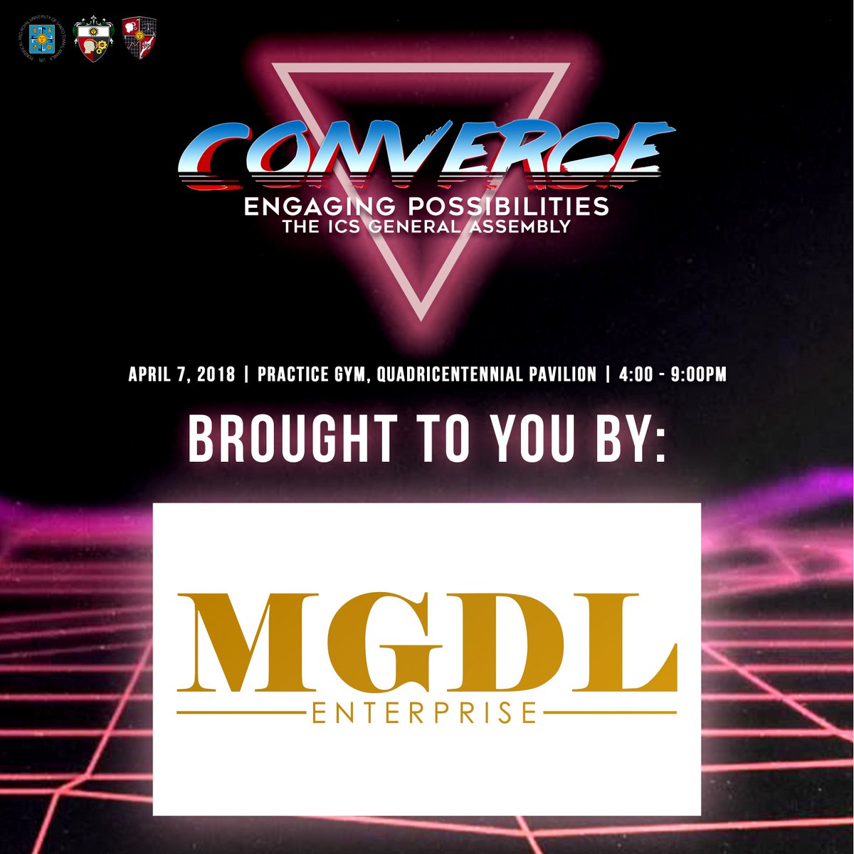 usticssc's tweet photo. The UST ICS Student Council would like to recognize and thank our following partners for making Converge 2018: Engaging Possibilities happen.
#Converge2018
#ICSWeek2018
#MovingForward https://t.co/08gne95IXs