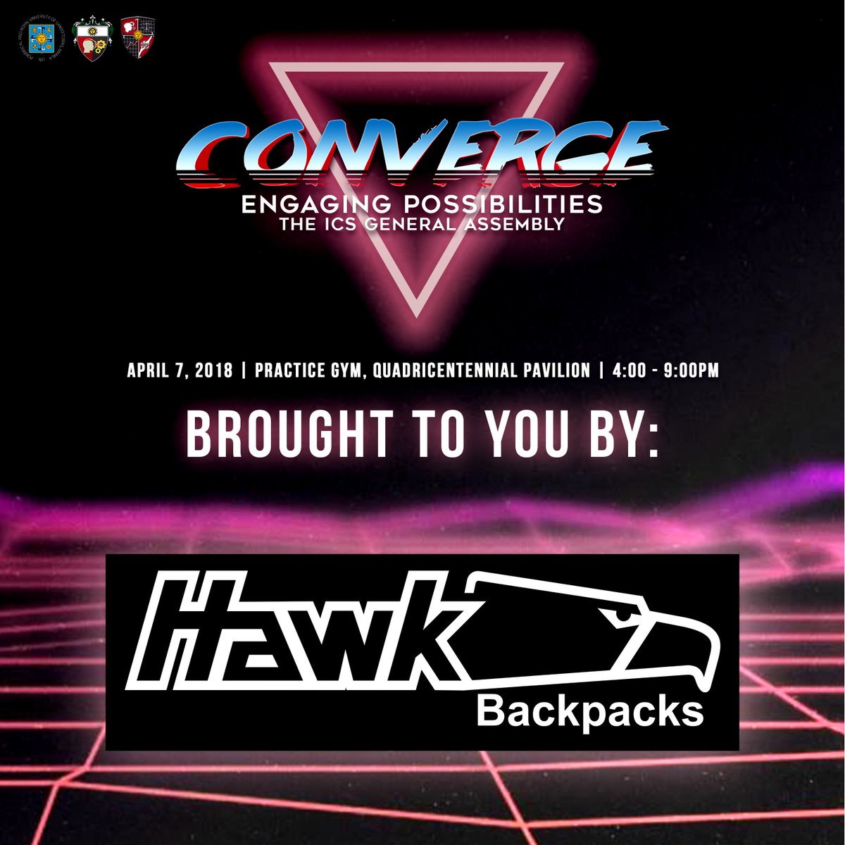 usticssc's tweet photo. The UST ICS Student Council would like to recognize and thank our following partners for making Converge 2018: Engaging Possibilities happen.
#Converge2018
#ICSWeek2018
#MovingForward https://t.co/08gne95IXs