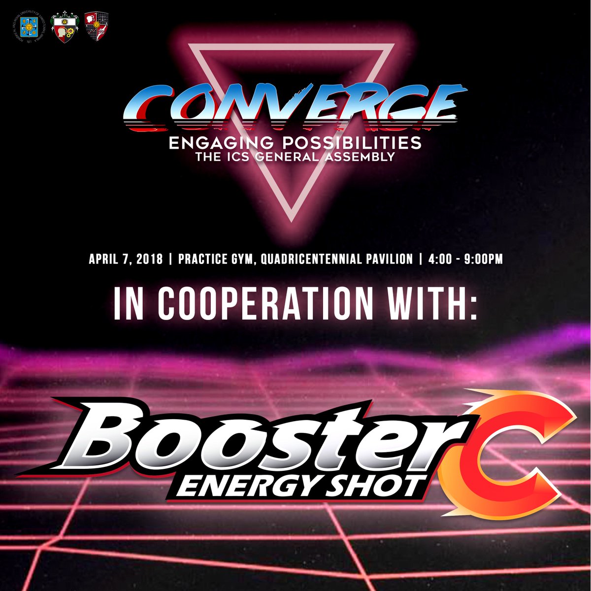 usticssc's tweet photo. The UST ICS Student Council would like to recognize and thank our following partners for making Converge 2018: Engaging Possibilities happen.
#Converge2018
#ICSWeek2018
#MovingForward https://t.co/gKna6lWD8t