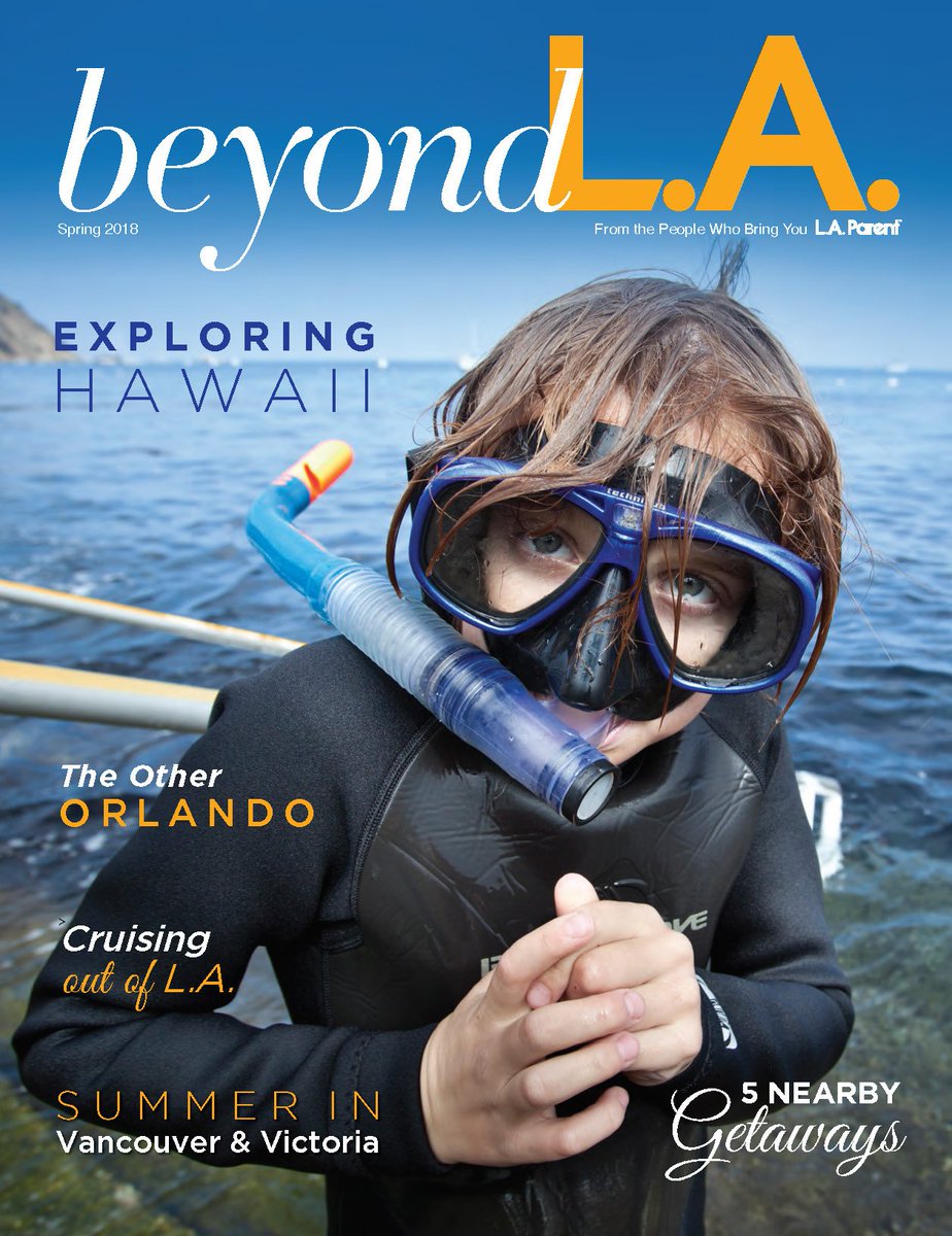 LAParentMag's tweet photo. Did you see our new #FamilyTravel mag #BeyondLA? Get tips, deals, and advice on #flights #hotels #cruisesoutofLA #Hawaii #Staycations close to home and so much more for #spring and #summerfun all with #LAParents like you in mind! Read it here: https://t.co/BNVmiWv5CN https://t.co/N7gPJAgwBh