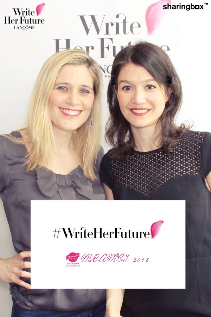 AureliePuyal's tweet photo. #Entreprendre au féminin et se réinventer grâce au digital et à tout âge même après 30 ans et si on est maman, c’est possible grâce au @MbaMci @ILV_Formations ➡️ #writeherfuture  #JFD2018 @lancomeoffcial https://t.co/IIiRNGy3So