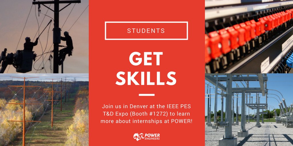 TalentatPOWER's tweet photo. Hey students! Are you at #TandD2018? We'd love to visit with you. Be sure to stop by Booth 1272 to learn what we can do for you! #PWRIEEE2018 https://t.co/kJQnM0BFUE