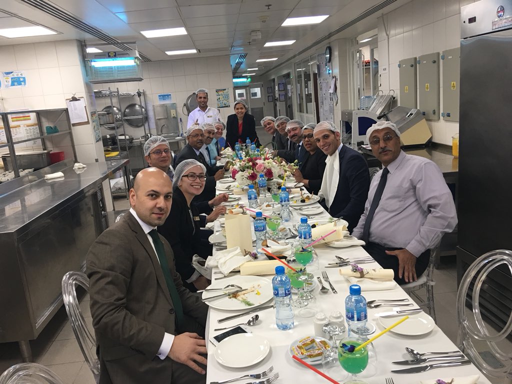 CopthorneKuwait's tweet photo. Chef Table organised by our Executive Chef - Chef Rooban with the presence of our Copthorne Family in Al Jahra and Kuwait City #foodgasm #amazingfoods #foodoptimising #lunch #foodartchefs #copthornekuwait #copthornekwicity #millenniummea #mymillennium https://t.co/kNyiZdOHCh