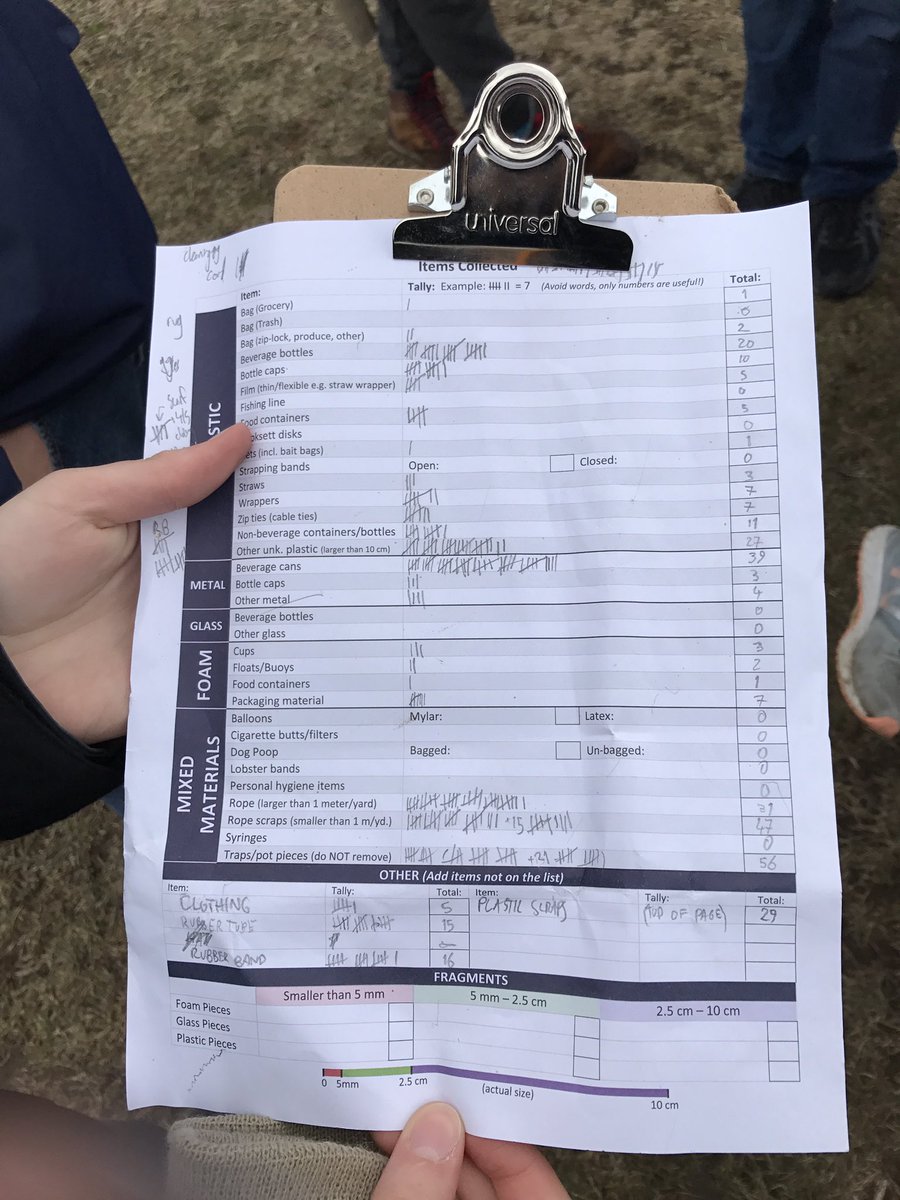 Successful clean up today! Great teamwork by all of the schools and thank you for enduring this crazy weather. Thank you <a href="/BlueOceanSoc/">Blue Ocean Society</a> for letting us do this and helping out! 🌎🌊🌪