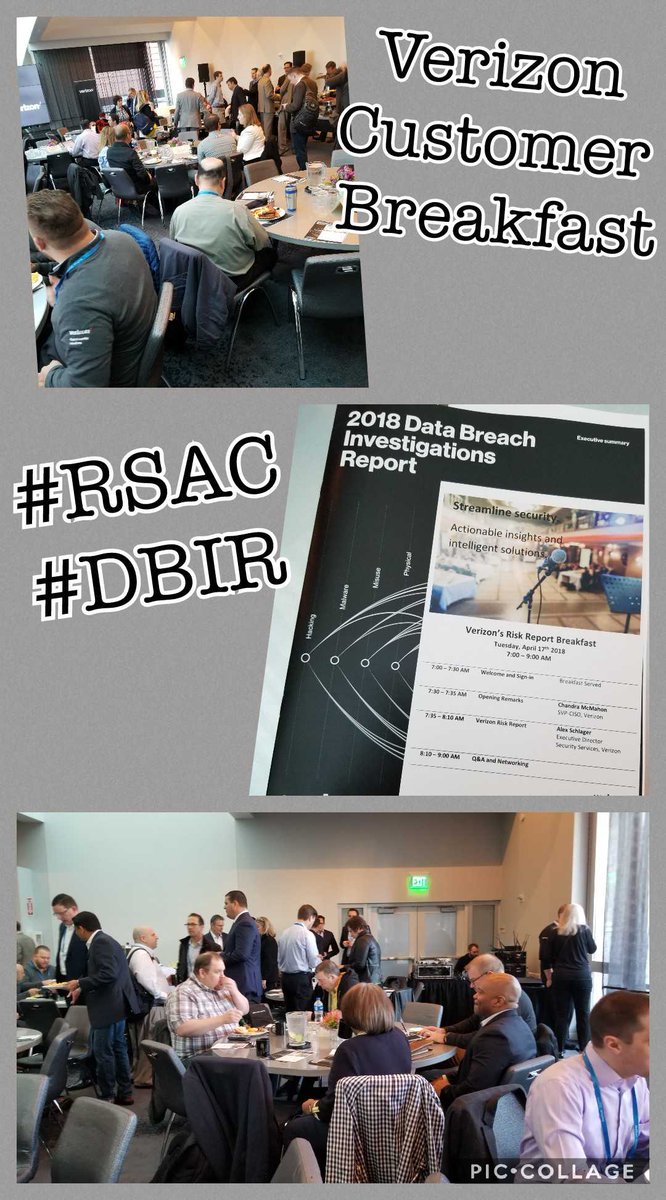 Day Two at #RSAC begins for @VZEnterprise