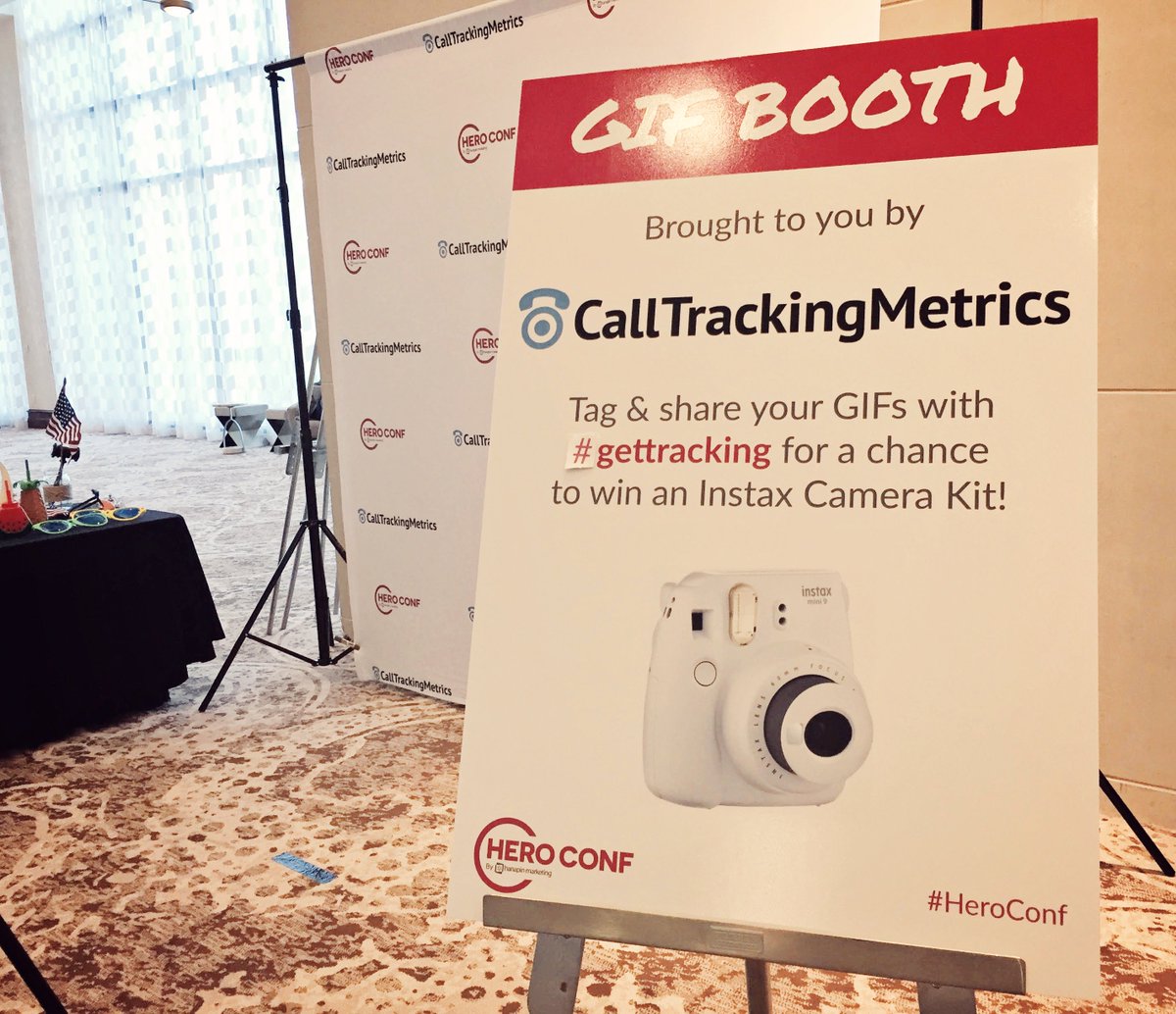 My_CTM's tweet photo. Hey #heroconf! It's your last chance to enter to win an #instax! It's so easy - just take a few hilarious #gif photos and share with #gettracking! https://t.co/iaatBKf8ZF
