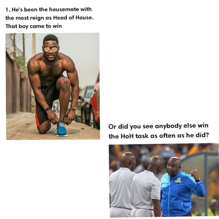 Rirewaju's tweet photo. I will just drop these here and go back to VOTING π£π£π£
All the reasons why Tobi deserves to win #bbnaija
Issa picture thread ππππ
#DeservingWinner
#WhenTobiEntertained
#TeamTobi https://t.co/AnVzgCsNwS