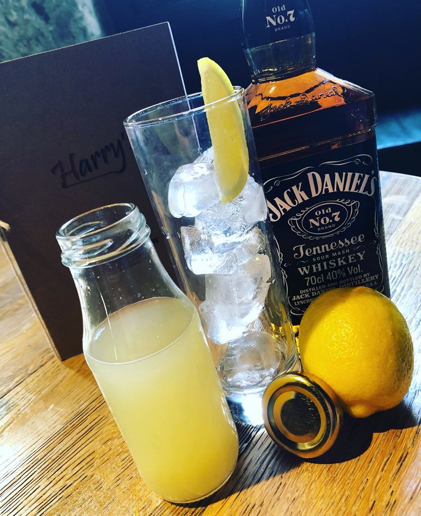 Part of our new drinks menu is our ever favourite preferred serves. One of them being this beauty - Lynchburg Lemonade, we mix <a href="/JackDanielsUK/">jackdanielsuk</a> with a drop of <a href="/Angostura_UK/">Angostura UK</a> Orange Bitters &amp; charge it with our homemade lemonade. #Harryshelps #socialenterprise #liquidinspirations