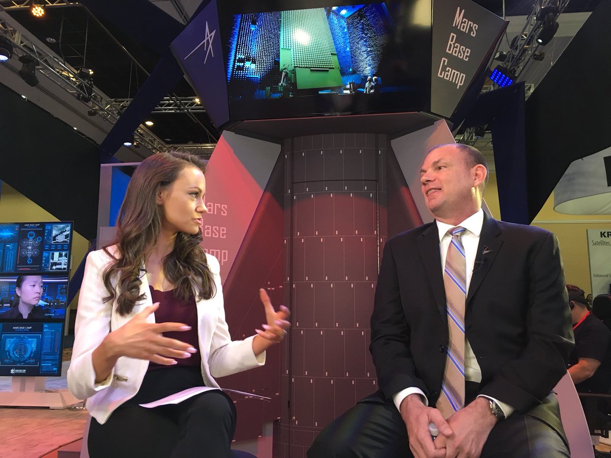 garynapier's tweet photo. Going live in a few minutes on @LockheedMartin’s FB, a discussion with @TheSpaceGal and ret astronaut Tony Antonelli about #MarsBaseCamp. #34Ss https://t.co/yRkwATvEKV