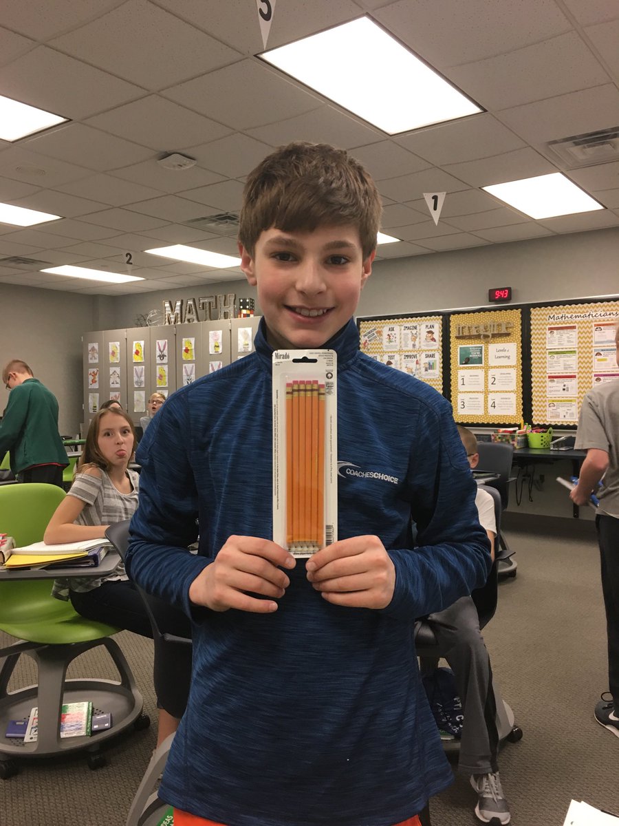HMSInspire's tweet photo. Happiness is...  A package of pencils the month of April! https://t.co/w4owBCbHop