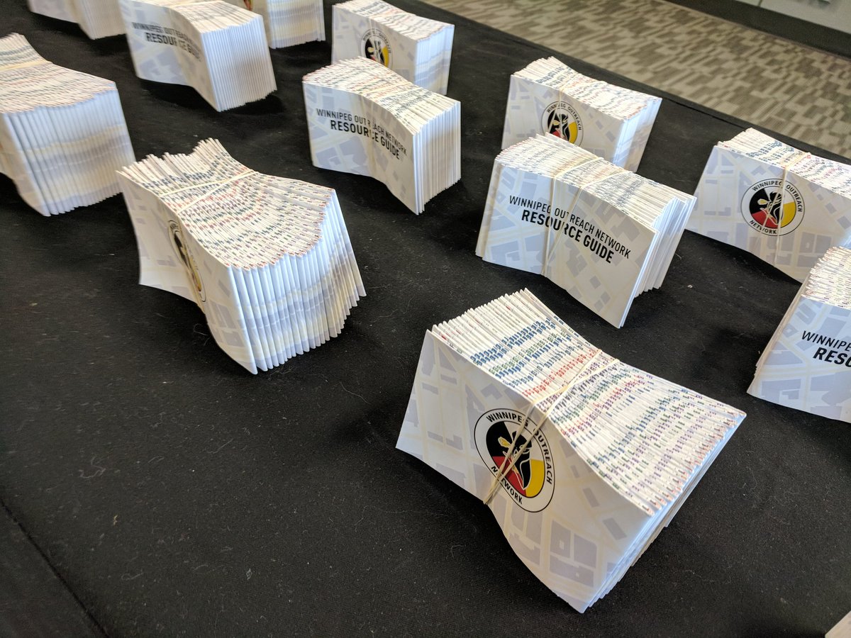 RaYWinnipeg's tweet photo. We're at @Ma_Mawi this morning for the launch of the Winnipeg Outreach Network's #StreetGuide! https://t.co/Qce6lyTDCJ